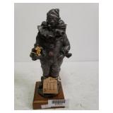 Signed Ricker Pewter Clown Figure