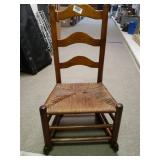 Brown Wicker Type Rocking Chair