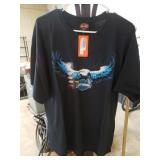 New XL Black Harley Davidson T Shirt