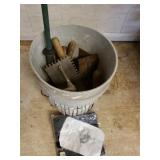 Bucket With Assorted Tools