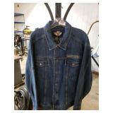 Harley Davidson Sz XL Jean Jacket