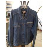 Harley Davidson Sz XL Jean Jacket