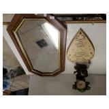 Bear Clock, Grandma Sign, Mirror
