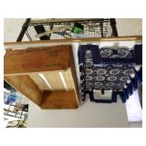 Wood Crate & Plastic Pepsi Cola Crate