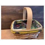 John Deere Longaberger Basket W/ Plastic Liner