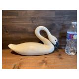 Wooden Swan Decoy