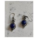 Gemstone Earrings - Blue Lapis