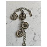 1950s Black & White Photos in Locket Charm
