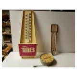 Vintage Thermometers To Include Tab, Springfield