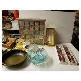 25 Days Of Christmas Box, Pottery Ashtray,