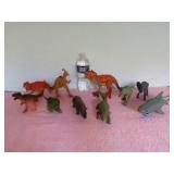 Lot of 10 Kids Animals - Mostly Dinosaurs