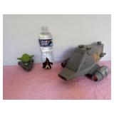Star Wars Micromachines Star Destroyer & Two Yoda