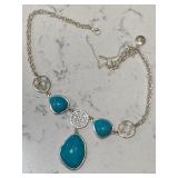 Unusual Turquoise Gemstone Necklace