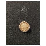 Small Pin (Smaller Than A Dime) - Marked 10K