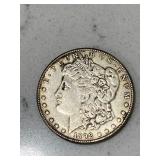 Rare 1892 CC Morgan Silver Dollar AU Replica