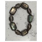 Abalone Silver Bracelet