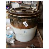 Vintage 6 Gallon Crock
