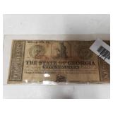 The State Of Georgia Five Dollar Note