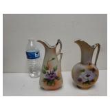 Hand Painted Vintage Vases
