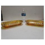 Vintage Carnival Glass Dishes
