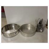 Flatware And Cake Pans