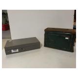 Vintage Ammo Can And Metal Storage Box