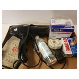 Hair Dryer Band Aids Sanitizer And More