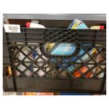 Crate Of Cleaning Supplies