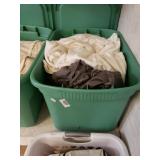 Storage Tote With Contents To Include Sheets