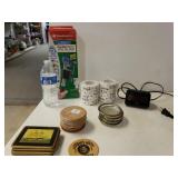 Coasters, Alarm Clock, Flush Valve, Bride And