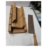 Mitre Box With Saw