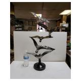 Metal Seagull Statue