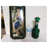 Vintage Bonded Beam Decanter And Coca-cola