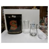 Singer Sewing Machine Trashcan And Vases