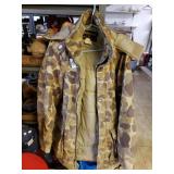 Camouflage Coat Size Large