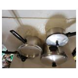 Assorted Pots With Tops