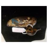 Old Miniature Cast Iron Duck Decoy