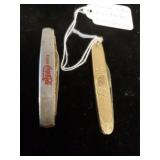 Gold Like Pin & Coca-Cola Pin Knife