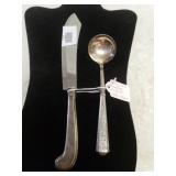 Sterling Silver Handles Knife & Spoon
