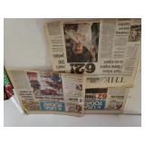 Newspapers Showing Mark McGuire Homer
