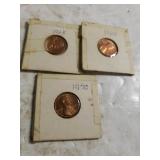 1968, 69, 70 Pennies