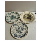 (3) Maryland Plates - Talbot County, Easton &