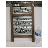 Laundry Room Washboard Sign
