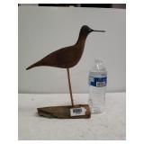Wooden Bird On Stick Decoy