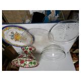 Assorted Serving Plates, Bowl, Emily Rose