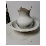 Wash Bowl & Pitcher