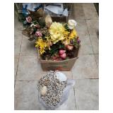 Floral Items & Shell Door Cover
