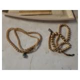 (2) Ladies Pearl-like Necklace