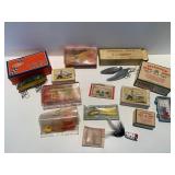 Vintage Lures,Hooks, and Spinners with Original