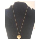 Vintage 12KT GOLD Ladies Cameo Locket - Marked